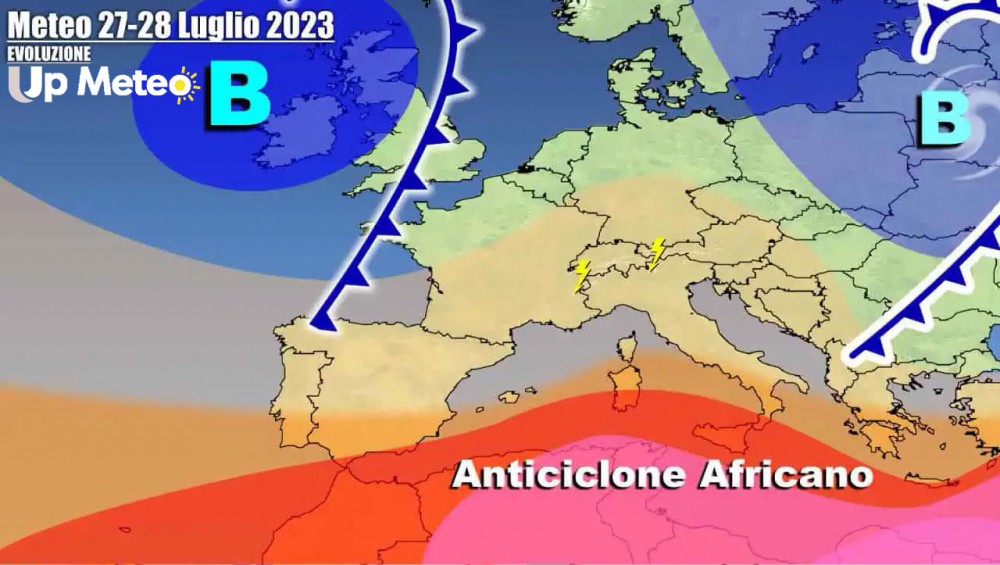 Italia: altri forti temporali e stop al grande caldo