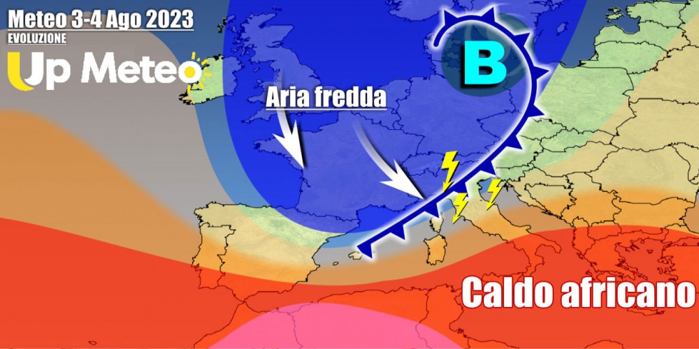 Ondata di temporali sferzeranno l'Italia e brusco crollo delle temperature in picchiata anche di 10 gradi