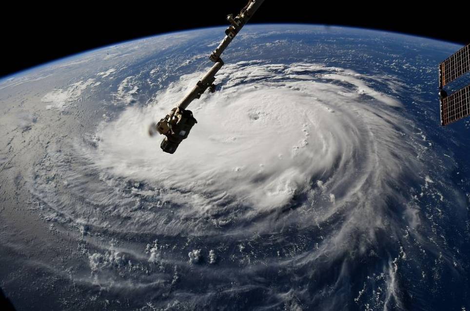 L'uragano Florence fotografato dallo spazio (NASA)