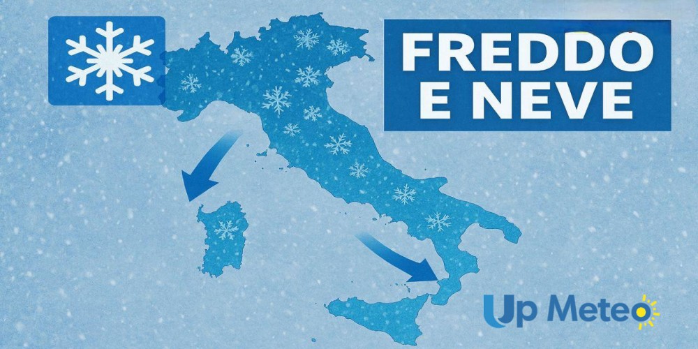 Non c’è più l’anticiclone e continuerà a sprazzi il clima invernale, con viavai di perturbazioni e impulsi d’aria fredda