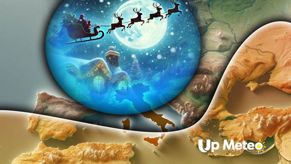 Pioggia, neve e vento: un vortice mediterraneo inaugura la settimana di Natale