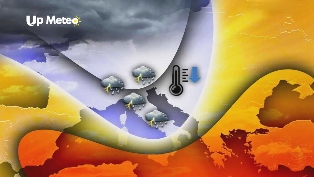 Anticiclone e temperature elevate, ma anche qualche forte temporale