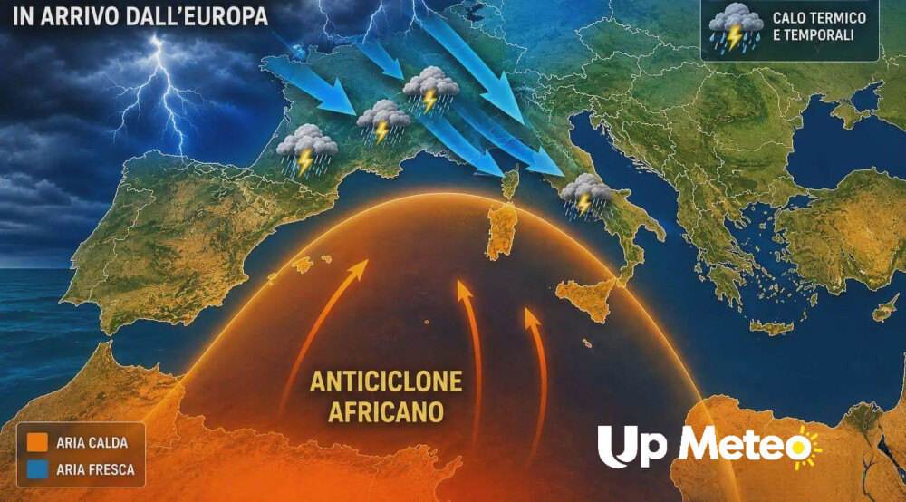 Temporali, calo delle temperature e refrigerio: ma durerà poco