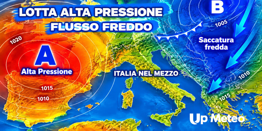 Fine settembre movimentata: anticiclone sull’Italia, aria fredda pronta a scendere da Nord