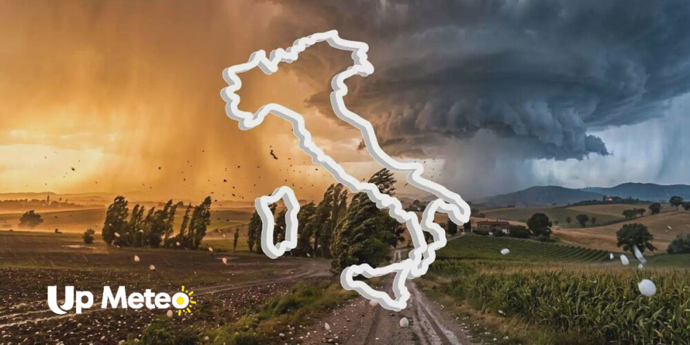 Weekend di contrasti: caldo in aumento, poi grandine e temporali domenica