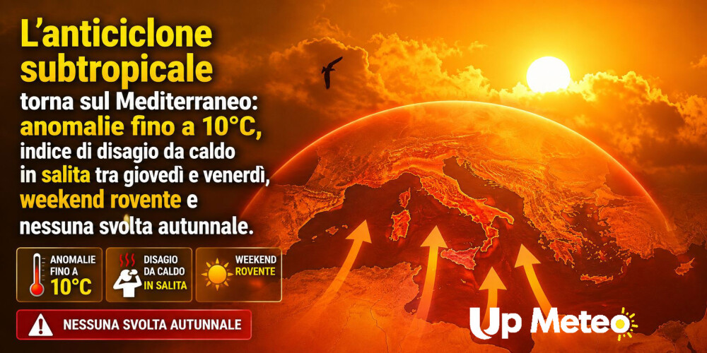 Il caldo e l’afa torneranno a creare condizioni di disagio fisico