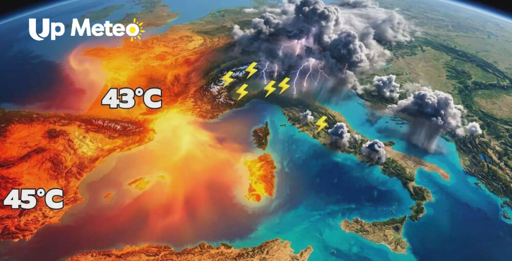 Weekend meteo, prima temporali al Nord poi caldo in arrivo ovunque