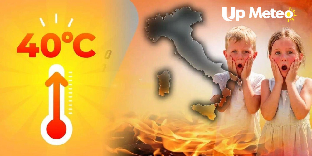 Caldo da forno sull’Italia: temperature fino a 40 gradi e oltre nei prossimi giorni