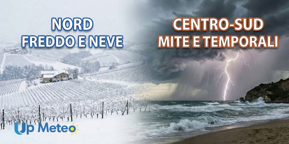 Weekend instabile: dopo Harry, una sequenza di vortici sull’Italia