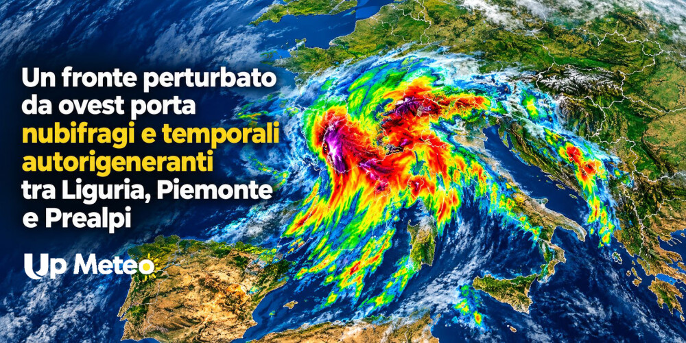 Maltempo in intensificazione sull’Italia: rischio nubifragi e nuova perturbazione in arrivo venerdì