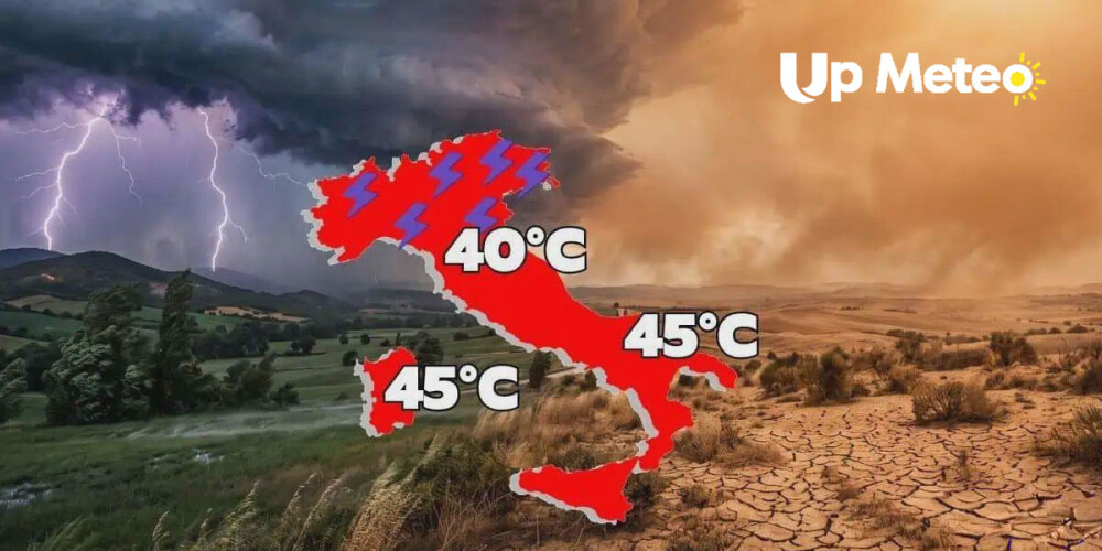 Caldo sull'Italia, il Nord nel mirino di supercelle e grandine. In seguito aria più fresca