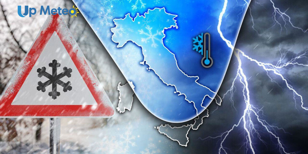 Meteo weekend: nuovo fronte freddo in arrivo dai Balcani con piogge e neve. Ecco in quali regioni