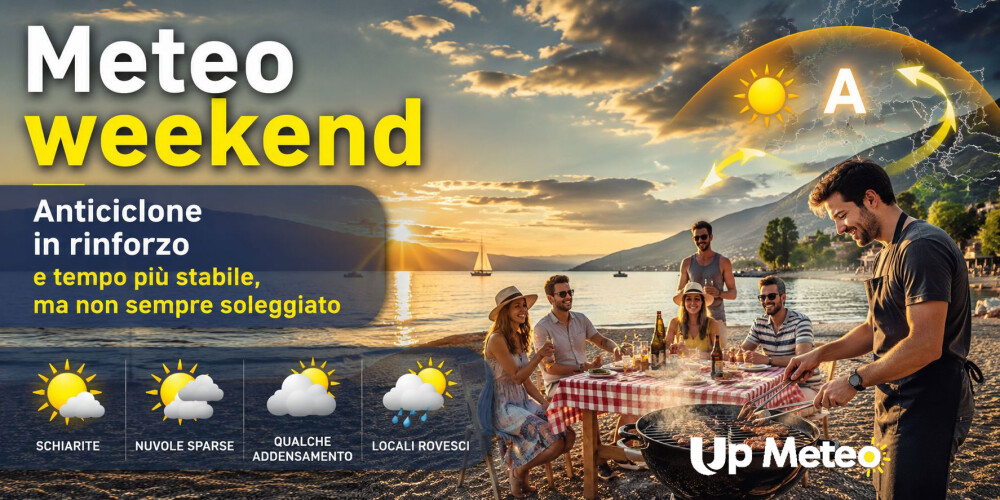 Meteo, Nord tra sole e temporali nel weekend. Poi arriva il caldo africano