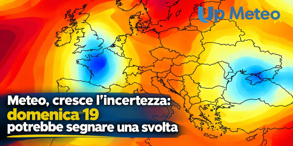 Meteo Italia, domenica 19 sotto osservazione: ipotesi goccia fredda