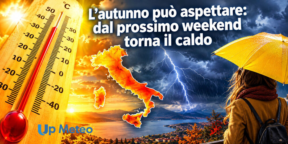 Autunno ancora lontano: dal prossimo weekend temperature di nuovo in rialzo