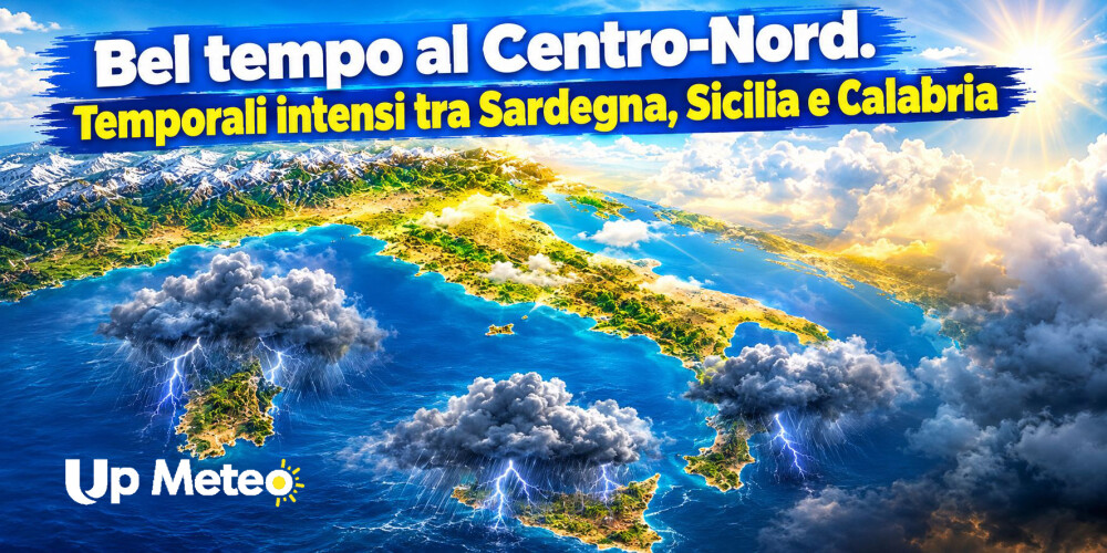 A metà settimana, temporali in arrivo da nord, ma con clima ancora estivo