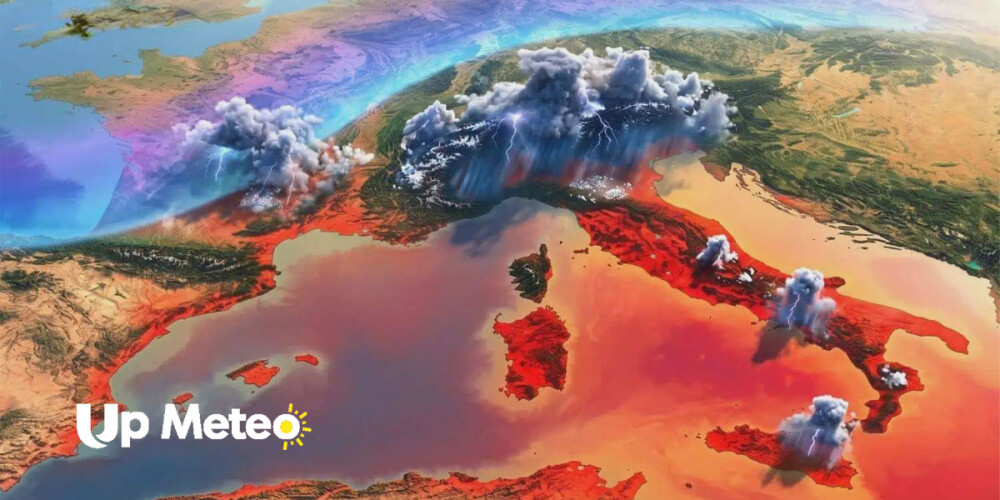 Verso la fine dell'estate: tornano nubifragi e grandine al nord