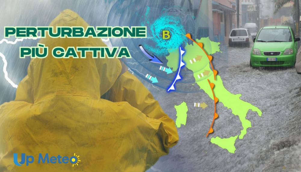 Arriva una nuova ondata di maltempo: piogge, temporali e neve sulle Alpi