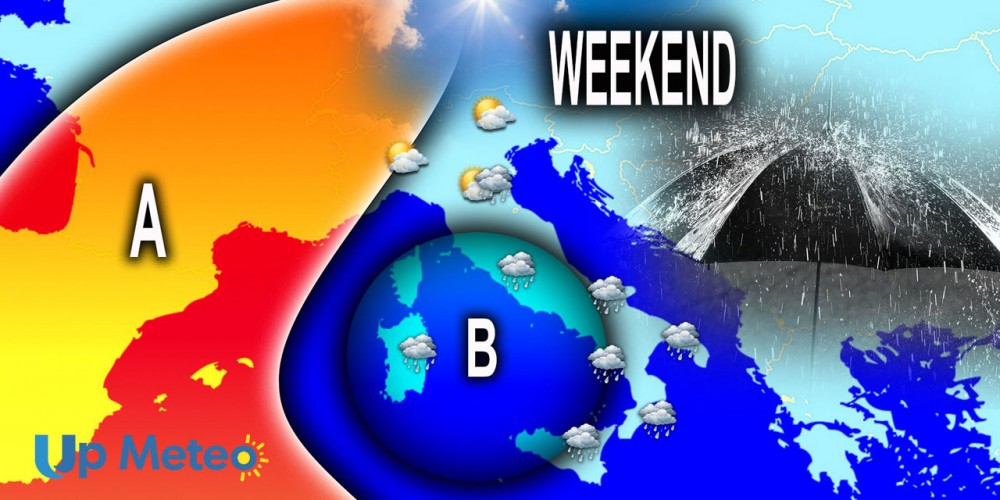 Svolta meteo: CICLONE in arrivo nel fine settimana e forte maltempo su alcune Regioni