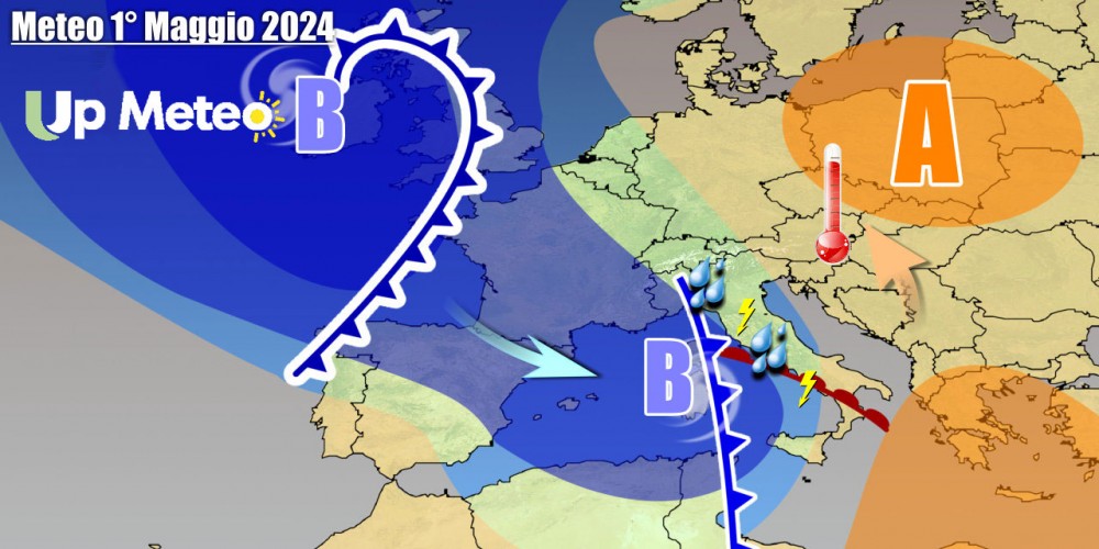 Italia: sole e caldo, ma non durerà e Primo Maggio con l’ombrello