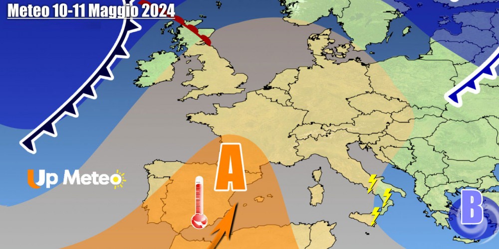 Italia: vortice di temporali sino a venerdì, nel weekend sole e caldo