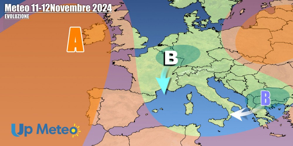 Niente Estate di San Martino, ma anzi torna uno scenario ben più movimentato con pioggia e calo termico