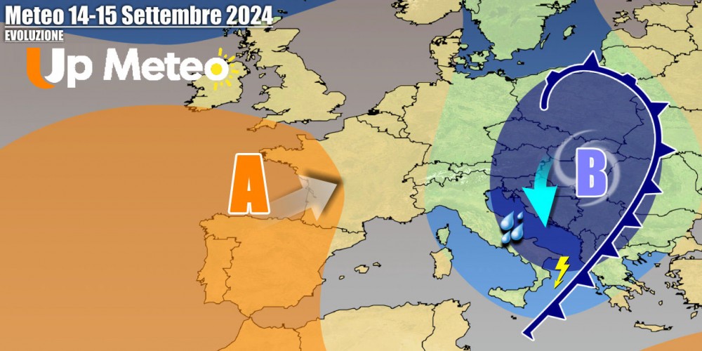 Transita la perturbazione sull’Italia con crollo delle temperature e venti di burrasca, ma andrà meglio nel weekend