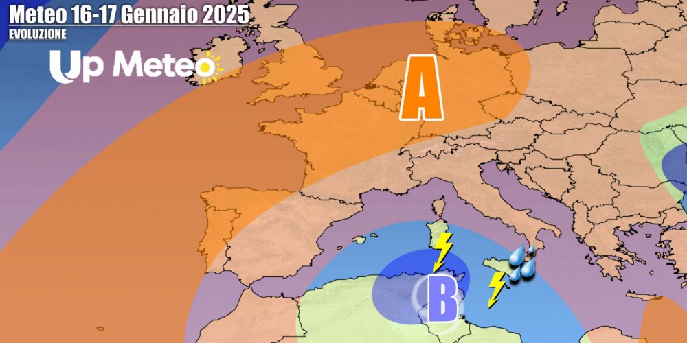 Flusso freddo dai Balcani, ma dopo metà settimana ciclone mediterraneo minaccia di portare forte maltempo