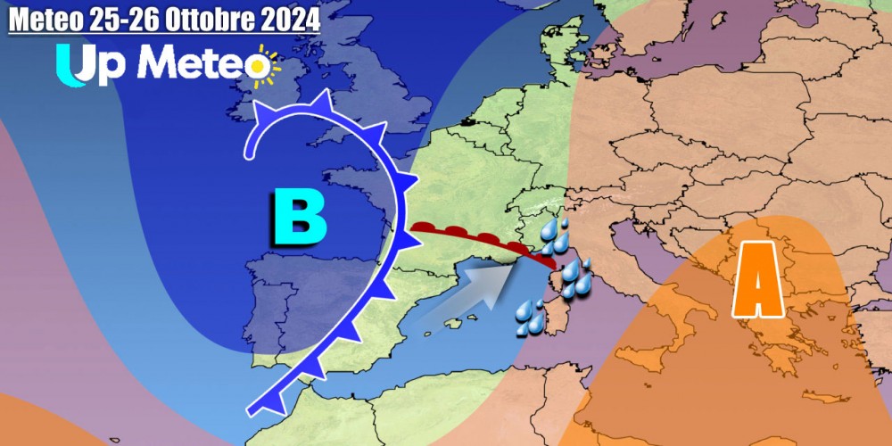 Una saccatura atlantica genererà un nuovo ciclone mediterraneo a ridosso dell’Italia, ancora meteo avverso