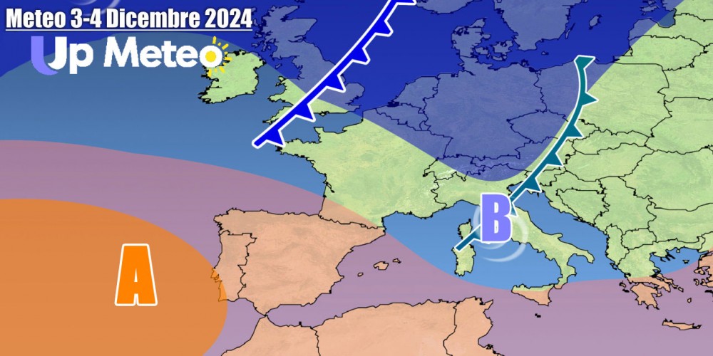 Nuova settimana: altre perturbazioni in arrivo dal Nord Atlantico