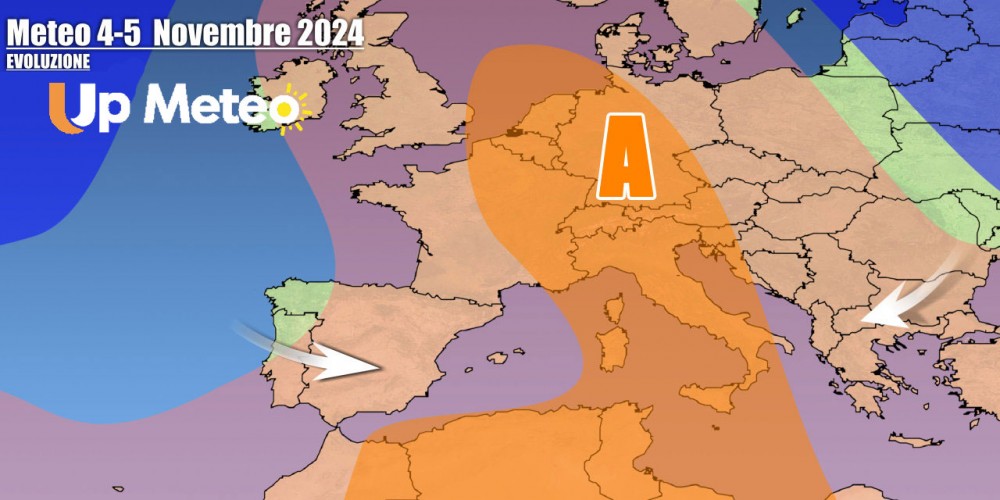 Lunga fase anticiclonica, ma ci saranno crescenti insidie nella prossima settimana con ritorno di qualche pioggia