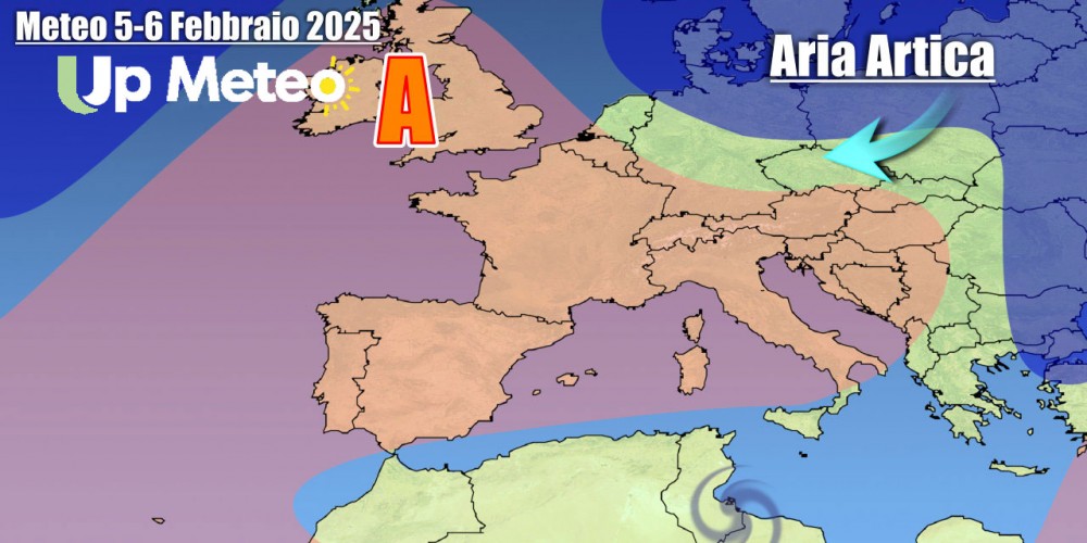 Verso il weekend riecco l’Inverno con aria fredda da est ed un nuovo vortice ciclonico mediterraneo