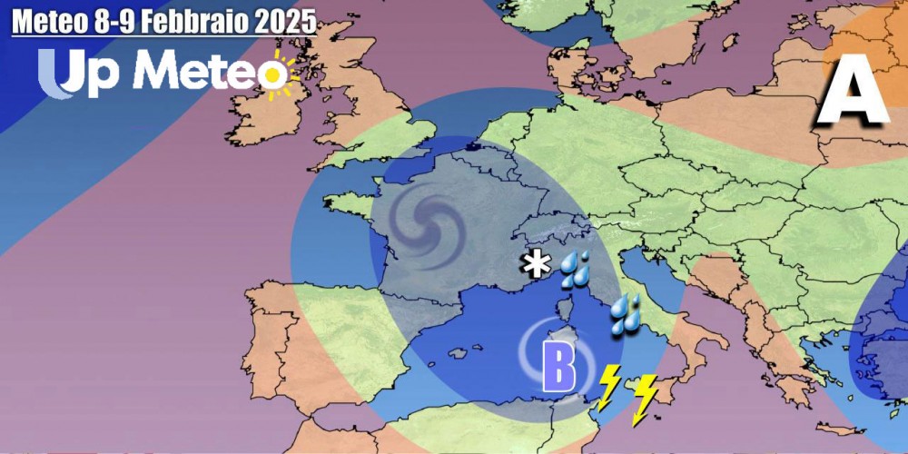 Imminente peggioramento. Forti temporali, nubifragi e neve a bassa quota entro sera