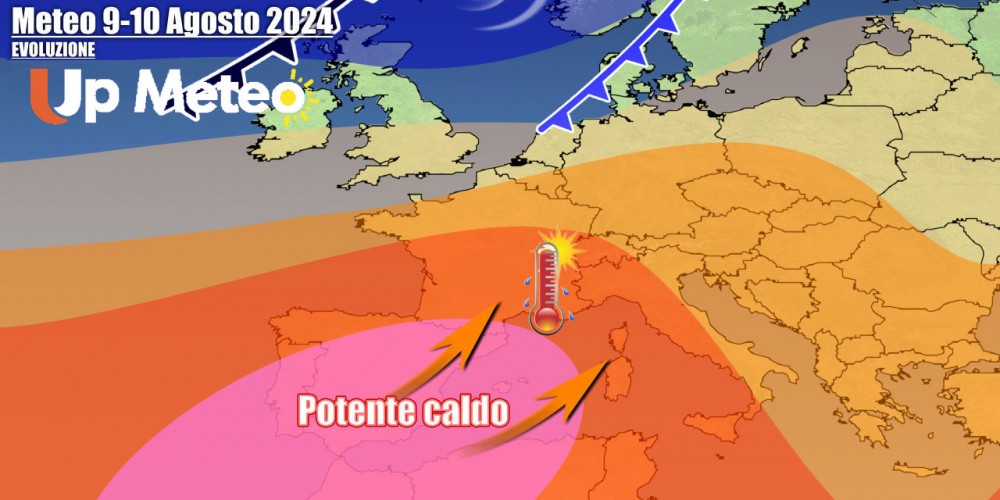 Decisa rimonta dell’anticiclone africano che abbraccerà tutta l’Italia dal weekend e sin verso Ferragosto